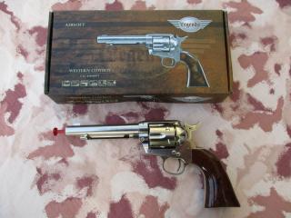 Peacemaker .45 Co2 Single Action SAA Western Legends Chrome Version by GK Tactical per Umarex